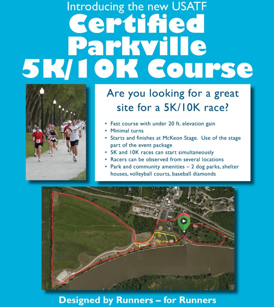 Certified Parkville 5K/10K Course Flyer