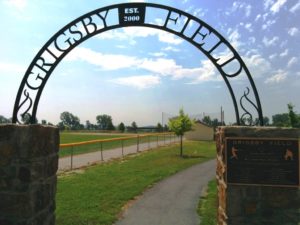 Grigsby Field entrance plaque