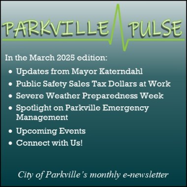 Parkville Pulse March 2025 Edition with stories listed