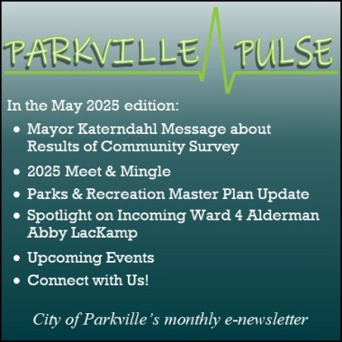 Parkville Pulse May 2025 Edition Topics Graphic
