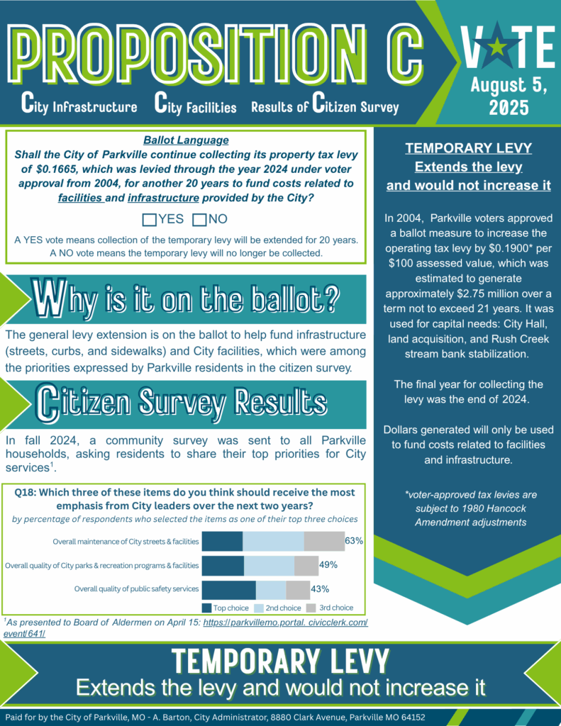 Proposition C Newsletter Excerpt Page 1