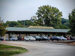 New sign is up on the new farmers market structure