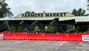 Damaged Farmers Market in June 2022