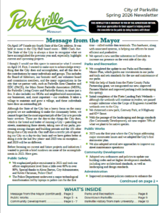 Cover Page Photo Spring Newsletter 2026